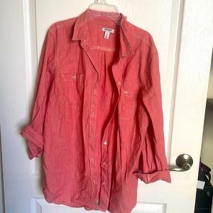 Old Navy long sleeve button down oxford shirt